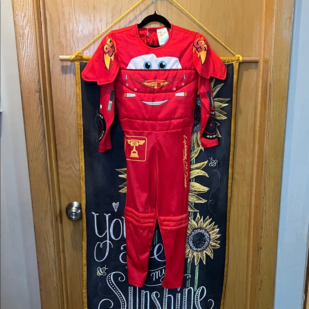 Kids Lightning McQueen Red Race Car Costume